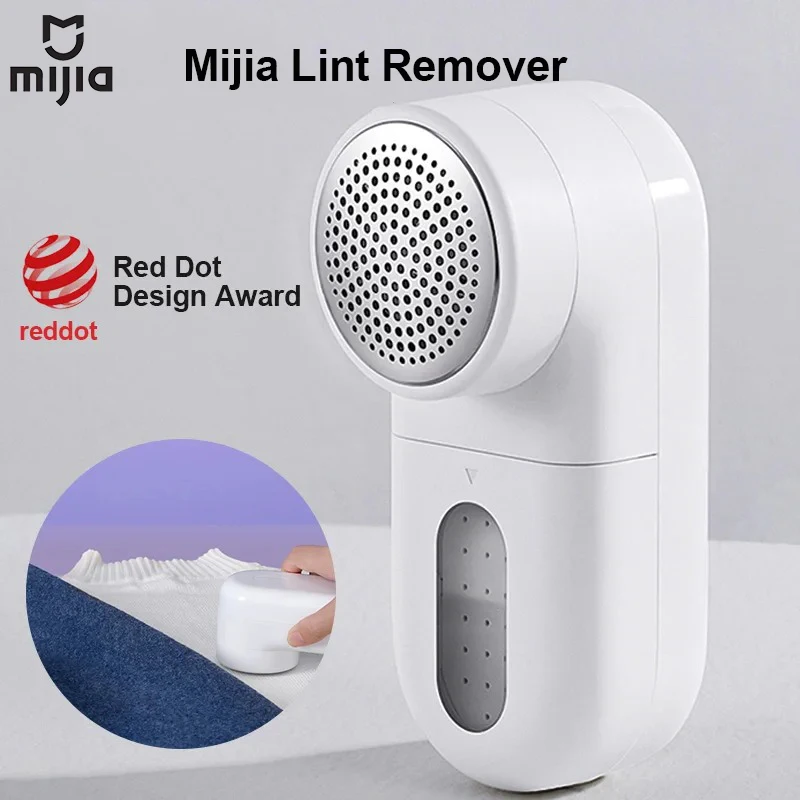Mijia Pellet Lint Remover for Clothes- USB Rechargeable Portable Electric Fabric Fuzz Trimmer Machine Strong Suction Easy Clean