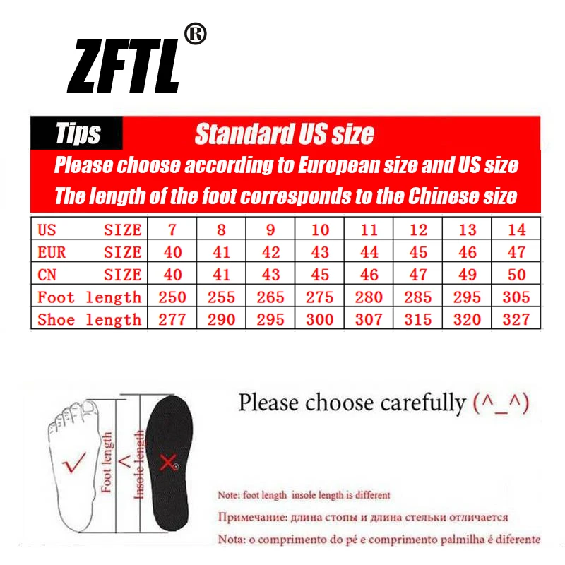 ZFTL New Men dress shoes genuine leather man oxford shoes big size male formal shoes casual men’s business shoes 048