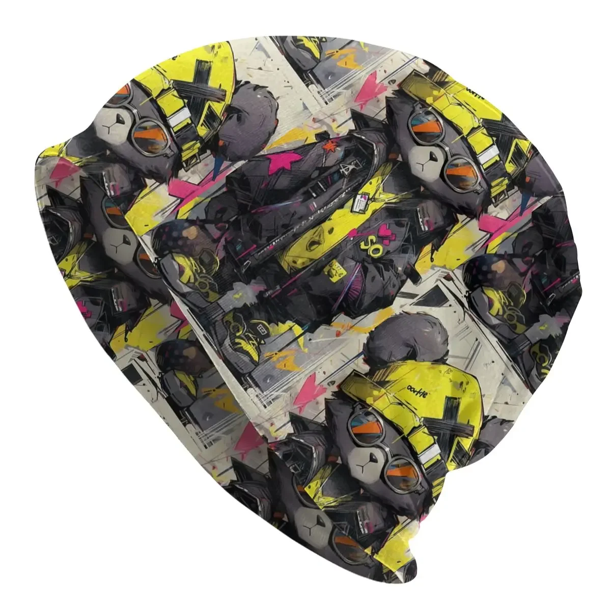 

Капот с граффити на заказ Kawaii Bonnet Homme, модная вязаная шапка для мужчин и женщин, осенне-зимние теплые оригинальные шапки, шапки