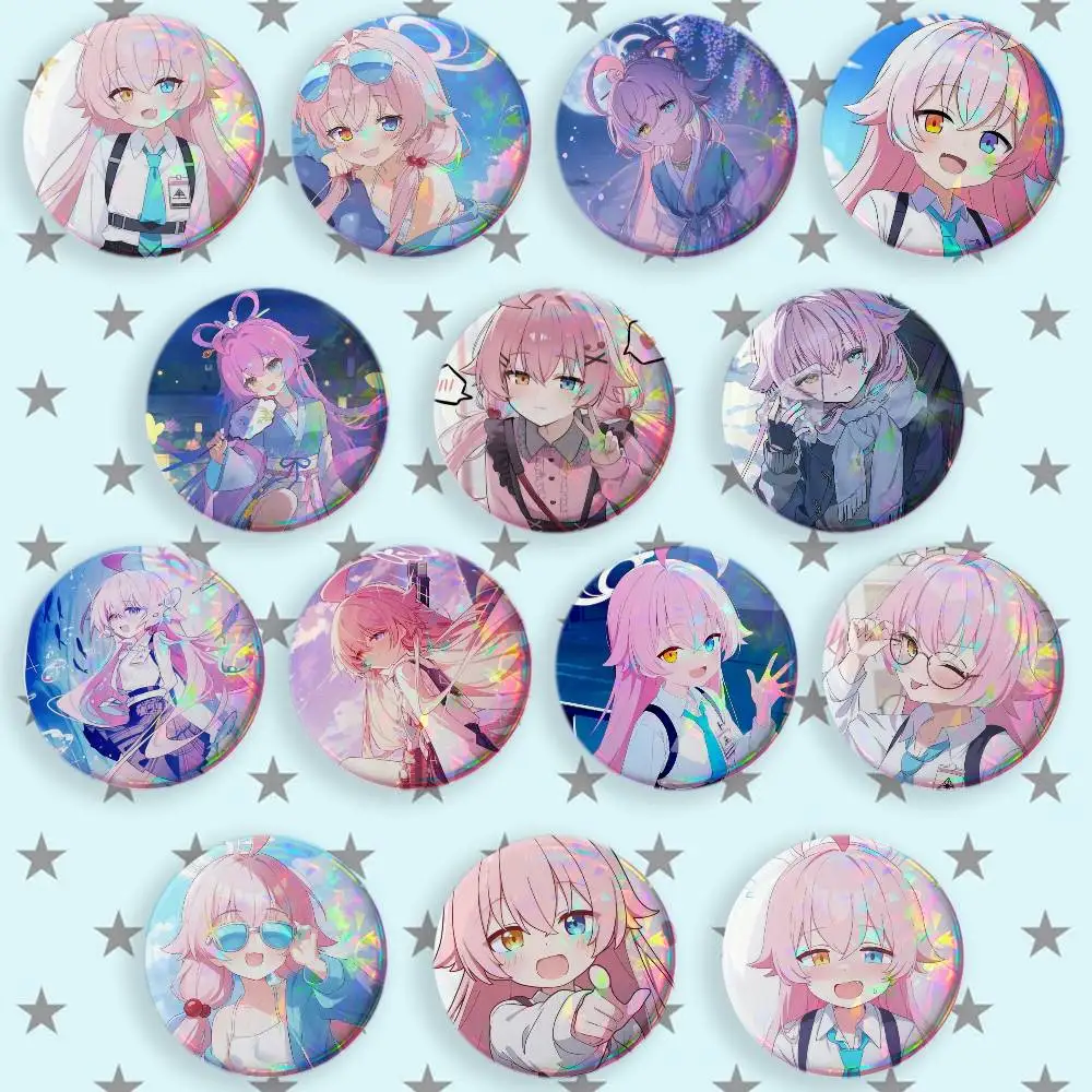 Blue archive Takanashi Hoshino Brooches Cartoon Badge Pins Backpack Hat Accessories Friend Gift