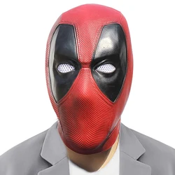 Deadpool Cosplay Mask Wade Winston Wilson Latex Soft Movie Funny Adult Party Deadpool Masks XMAS Halloween Costume Prop One Size