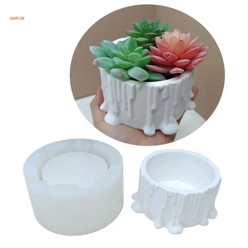 

Vases Resins Molds for Making Flowerpots Plant Pots Room Decorations, Cup Silicones Molds for Candle Holder Cup