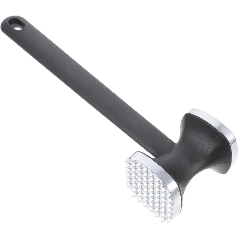 Heavy Duty Meat Mallet Zinc Alloy Head Nylon Fiber Handle Tough Long-Lasting Ideal for Tenderizing Steak & Smashing Veggies/Nuts