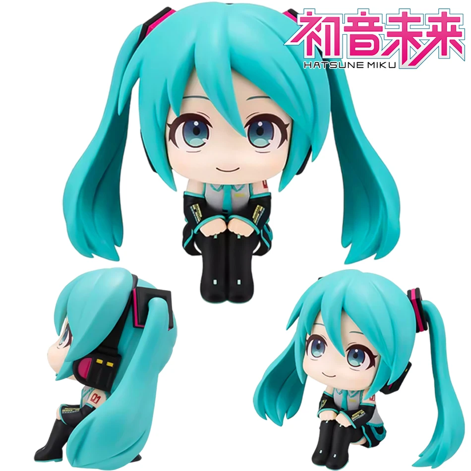 Anime Hatsune Miku Look Up Pretty Girl Modell, handgefertigtes Spielzeug, Desktop-Dekoration, Weihnachtsgeschenk für Freunde, Überraschungsgeschenk, Spielzeug