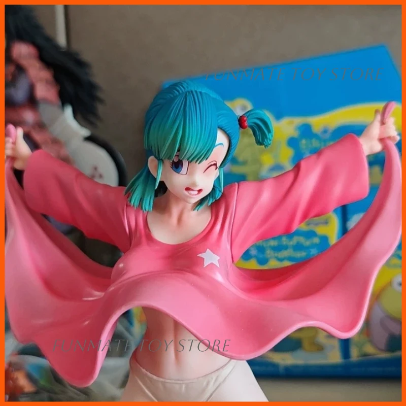 

Dragon Ball Bulma Figure IN STOCK Hot Flash Pose PVC Statue Collector's Grade Desktop Ornament Surprise Gifts