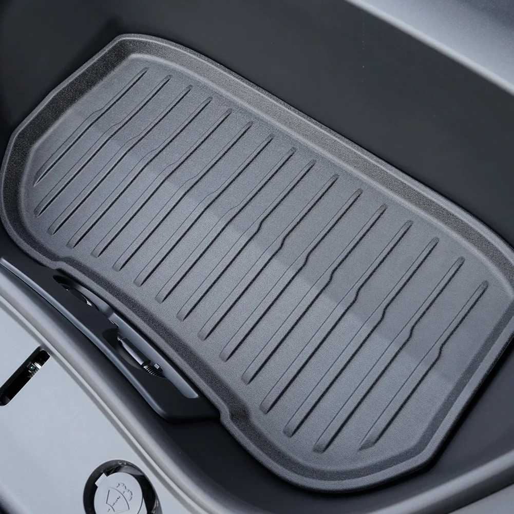 Car Front Rear Trunk Mats Full Protection Trunk Mats TPE Front Rear Storage Box Pad Trunk Tray Floor Mat for Tesla Model 3 2024