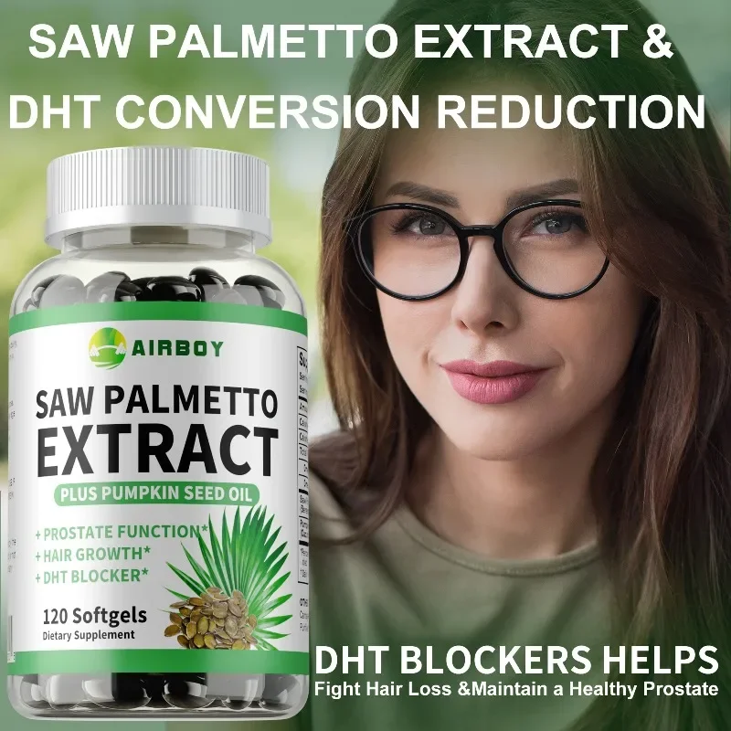 

Saw Palmetto — предотвращает выпадение волос, уменьшает частое мочеиспускание, улучшает качество сна, рост волос, поддерживает здоровье отслеживания мочи