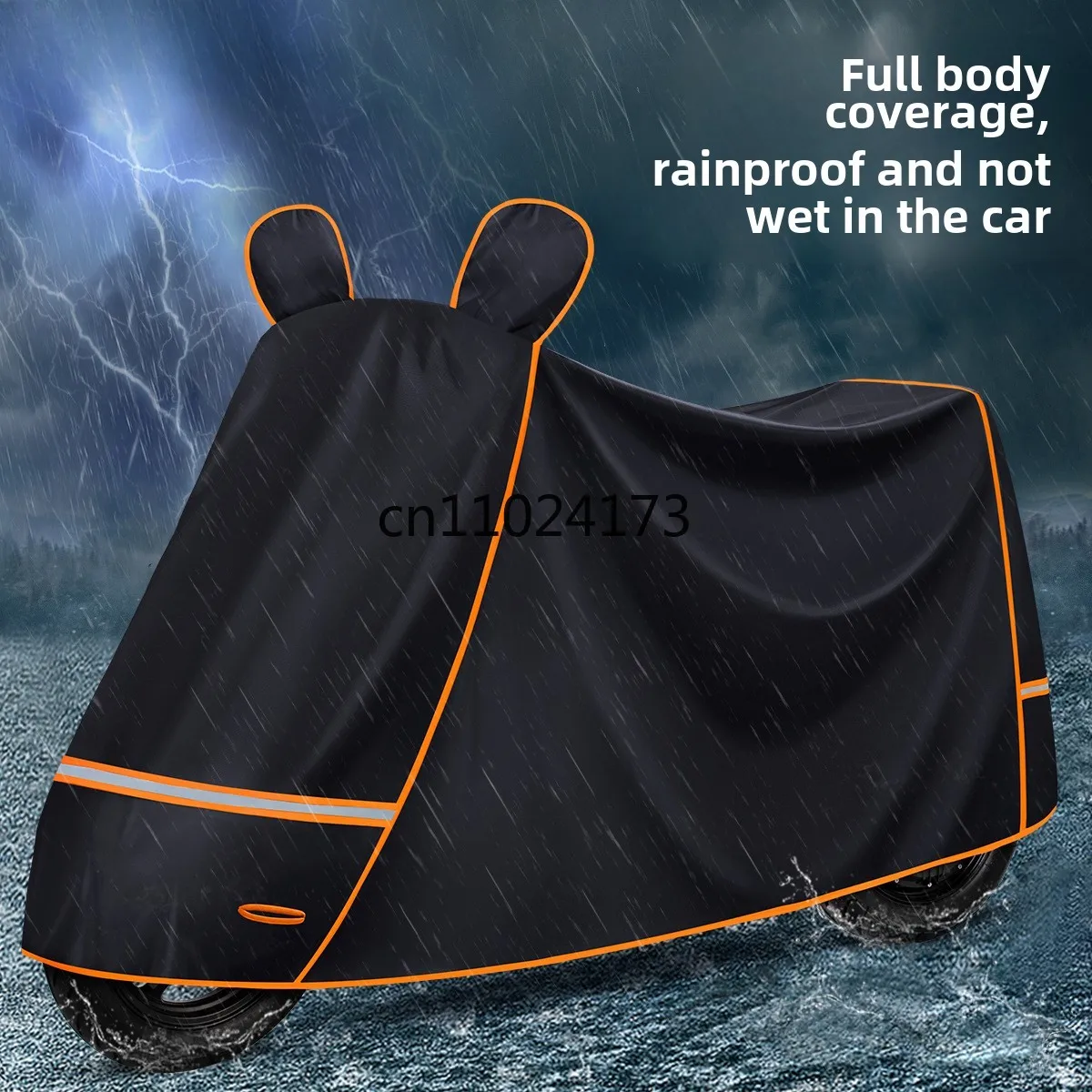 

2 Sets Of Motorcycle Dust Covers Outdoors Kit Anti Radiation Motorbike Waterproof Cover Essential Accessories For Riding