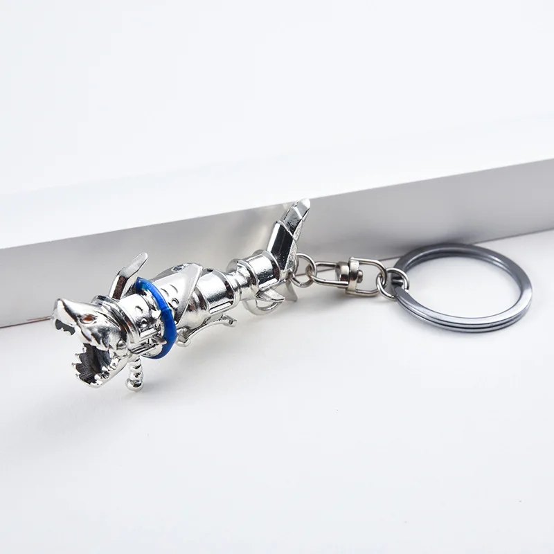 Game League of Legends Keychain for Men and Women, LOL Jinx Cannon Weapon, Model Keyring, Game Accessories, Car Key Ring