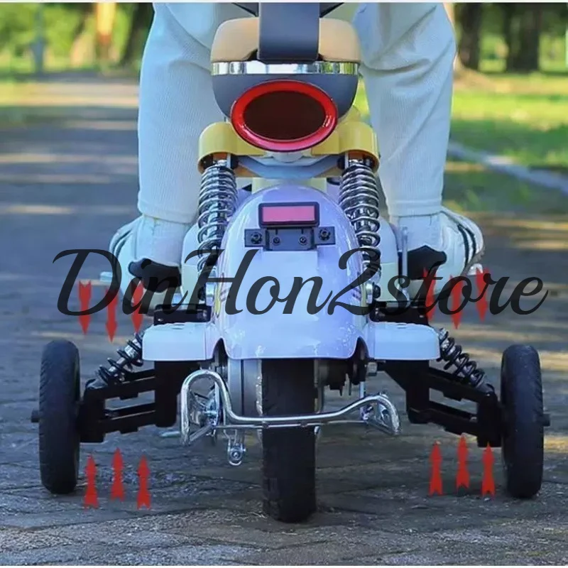 Electric Vehicle Auxiliary Wheel, Battery Car Anti-Drop Wheel, Electric Bicycle with Balance Wheel, Adult Novice Cycling