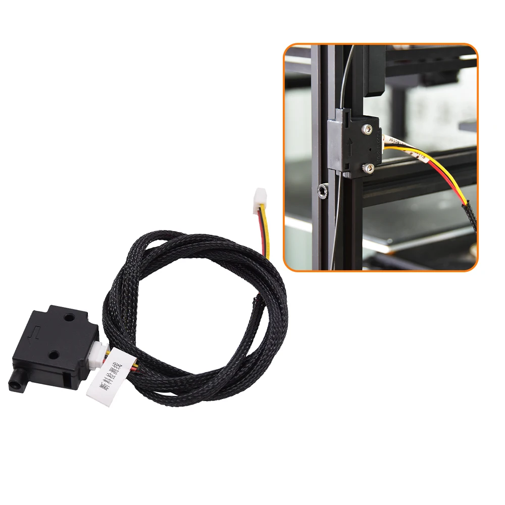 Creativity 3D Printer Parts Filament Break Detection Modul with 1M Cable Run-out Sensor Material Runout Detector for Ender3 CR10