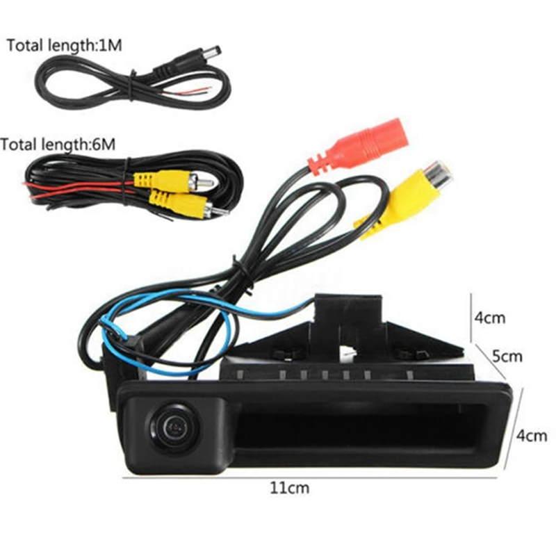 2X Car Rear View Camera Trunk Handle For-BMW E90 E91 E92 E93 E53 E82 E88 X1 X5 X6