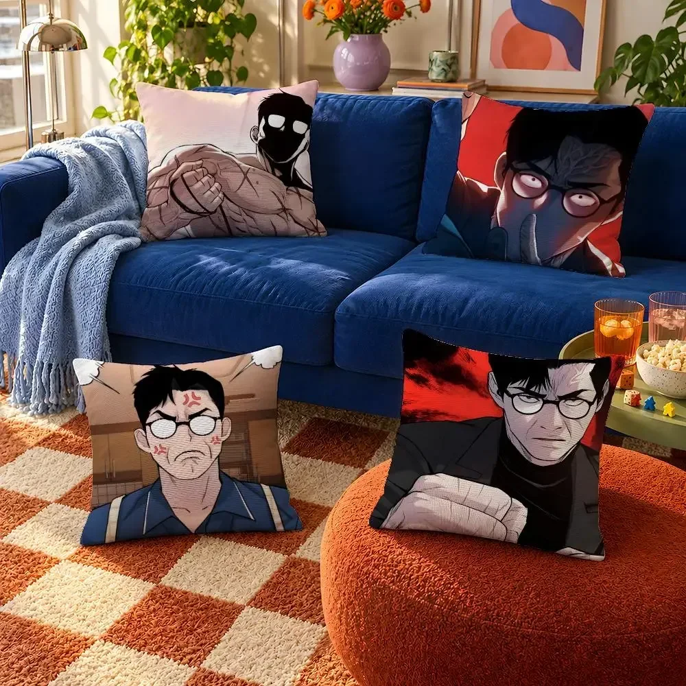 Forces Cover Kim Minji Throw Pillow Cover Soft Short Plush Case For Sofa Manager Bedroom Cozy Home Special Manhwa Decor