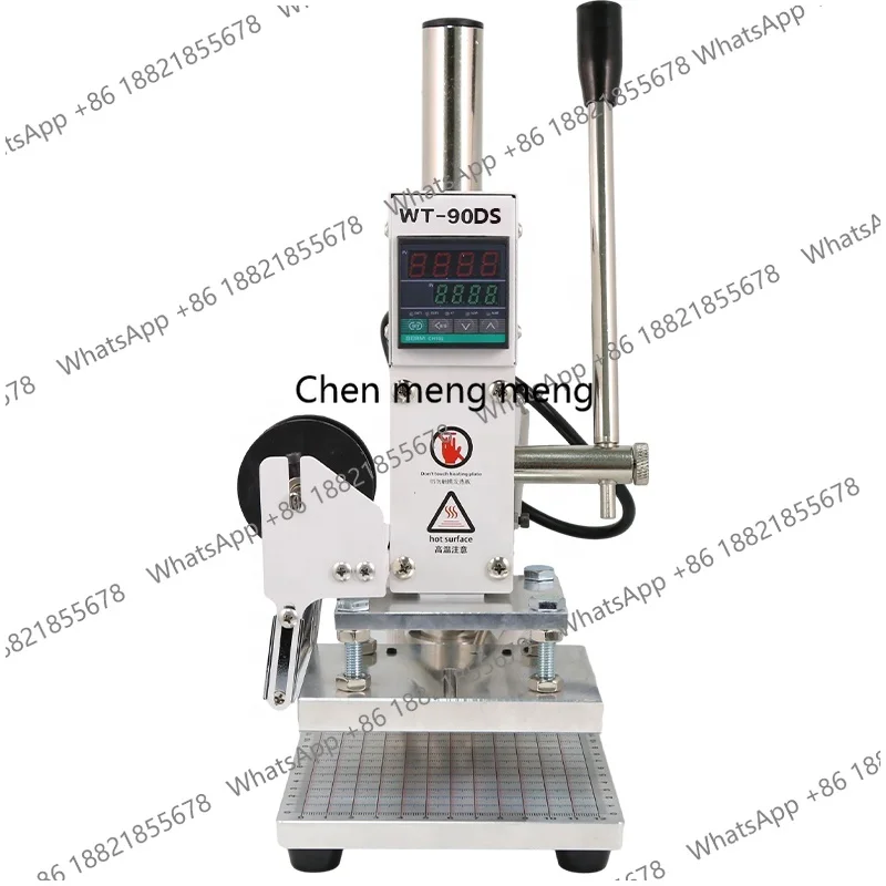 Gold Foil Stamping Machine With Foil Bracket Hot Stamping Machine Personalized Brass Alphabet Hot Embossing Machine
