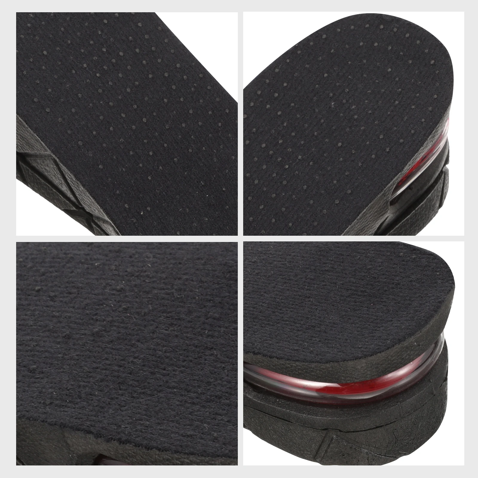 Plantillas invisibles para aumentar la altura, inserciones de elevación del talón para zapatos, cómodas almohadillas para el talón, herramienta para el cuidado de los pies, antideslizantes, 4 Uds.