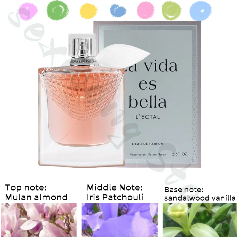 Belle vie femmes parfum véritable amour Rose parfum durable parfum frais naturel romantique doux tempérament 75ml