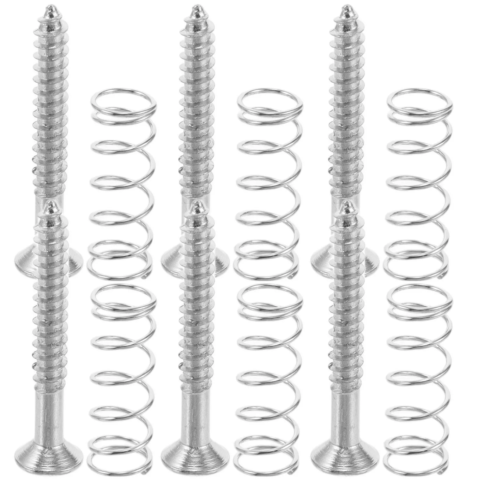 

1Set Guitar Pickup Screws Springs Secure Stable Installation Ideal for Enthusiasts Electric Guitar Hardware Bass Pickguard Screw