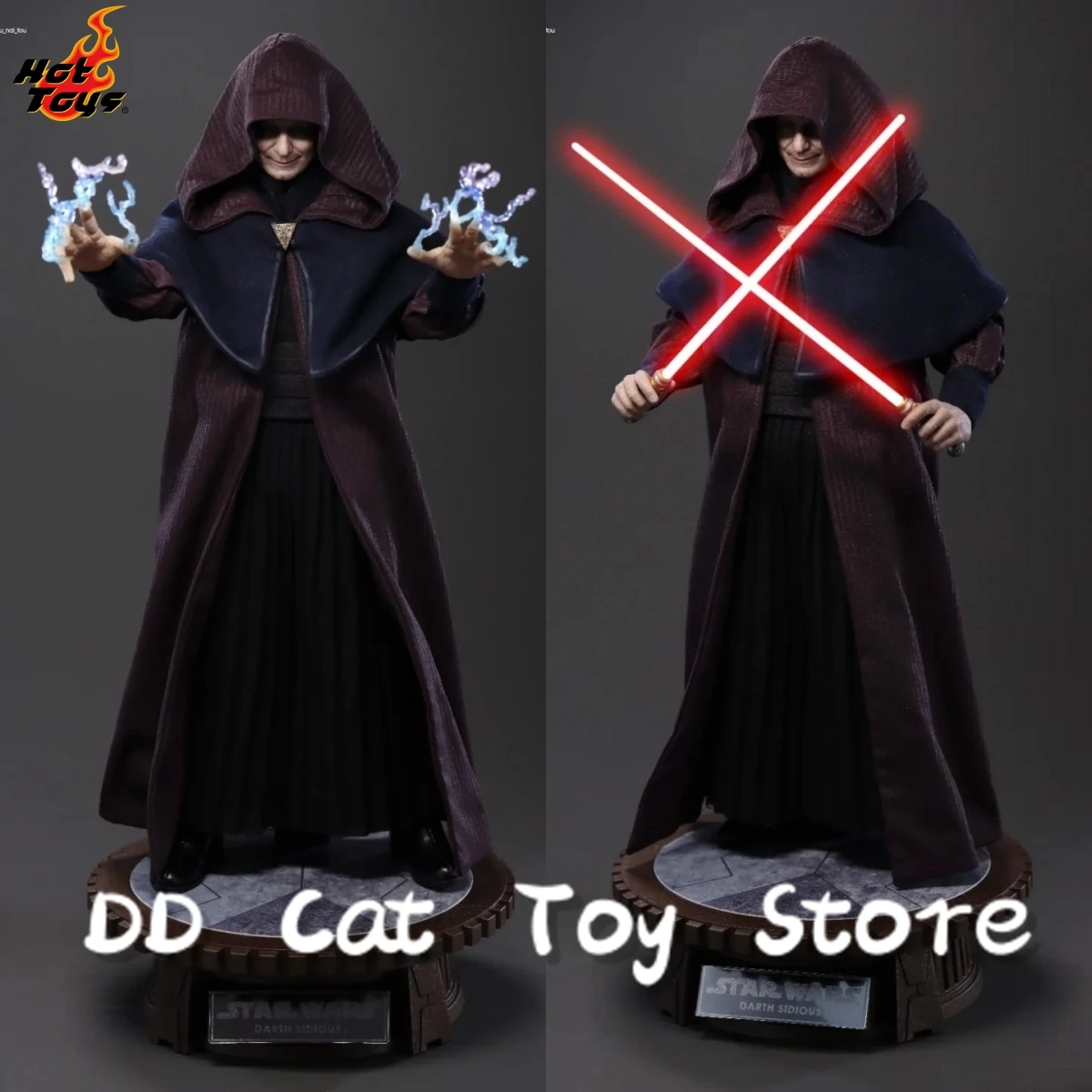 

In Stock Genuine Hottoys HT 1/6 TMS102 Star Wars: Clone Wars Darth Sidious 1/6th Soldier Scale Collectible Model Action Figure