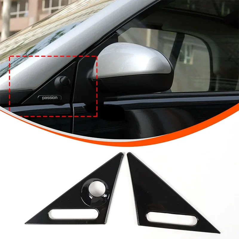 

For Smart Fortwo 2009 2010 2011 2012 2013 2014 2015 ABS Black Car A Pillar Antenna Panel Cover Trim Sticker Car Accessories