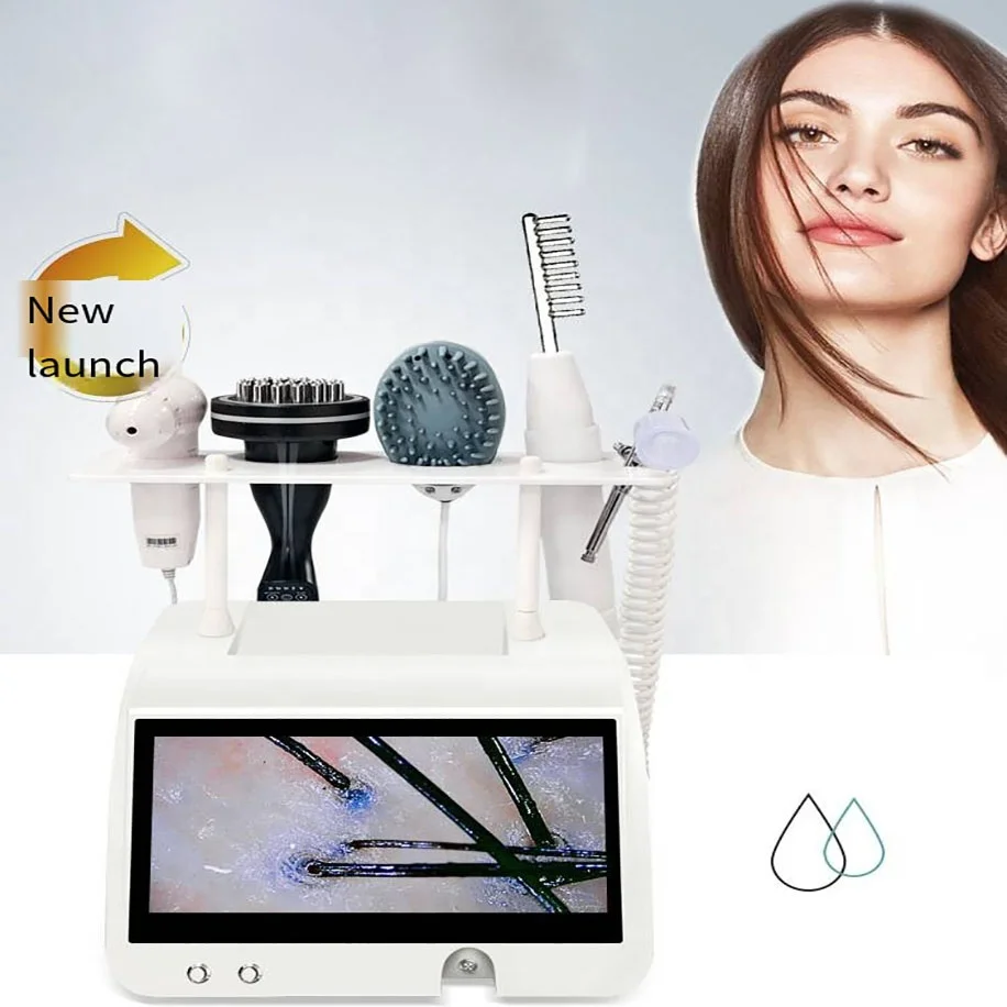 5 in 1 Multifunction Hair Loss Treatment Hair Growth Machine Scalp Care Scalp Analysis Light Therapy for Clinic Spa Salon