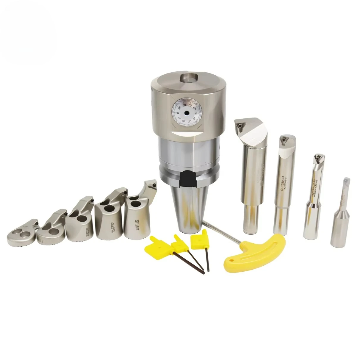 BT30 BT40 BT50 Micro NBH2084S Adjustable Boring Head Set 8PCS Boring Cutter for Boring/Milling/Drilling Machines