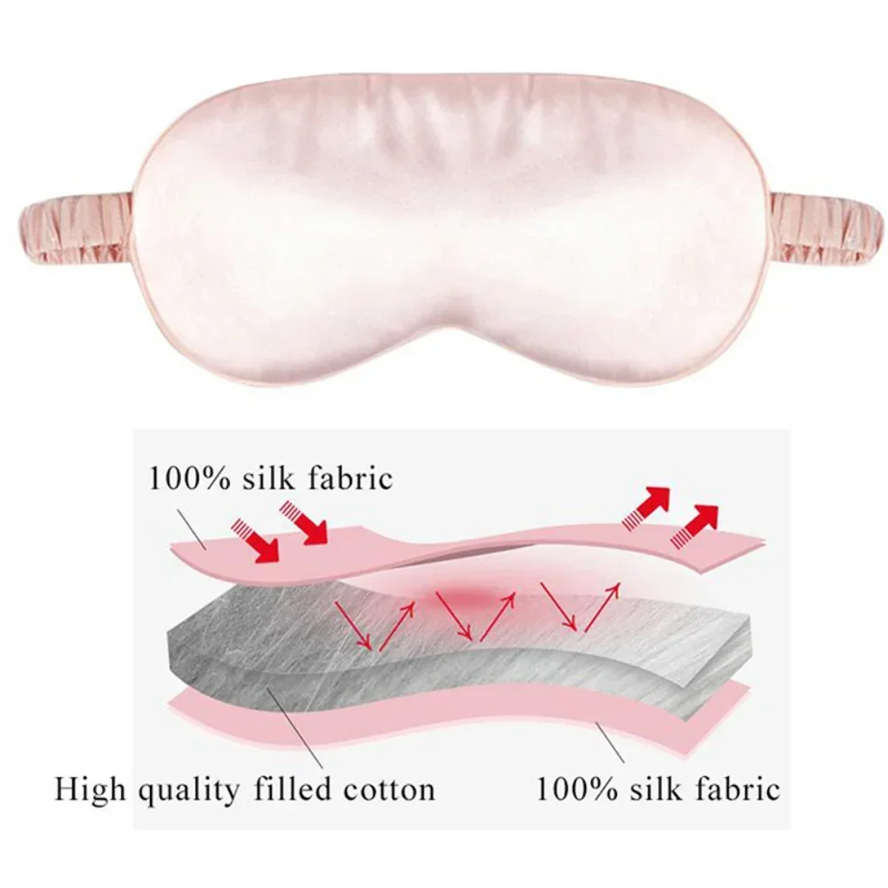 

1PCS Soft Portable New Rest Relaxation Eye Padded Eye Sleeping Solid