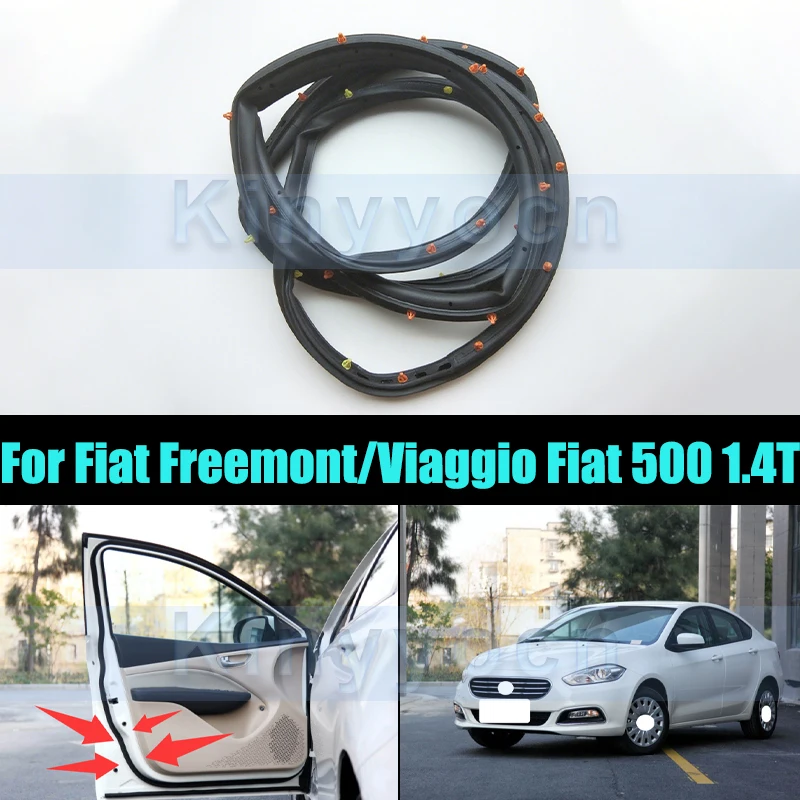 

Door Seal Strips Door Frame Sealing Tape Strips For Fiat Freemont/Viaggio Fiat 500 1.4T Interior Panel Accessories Spare Part