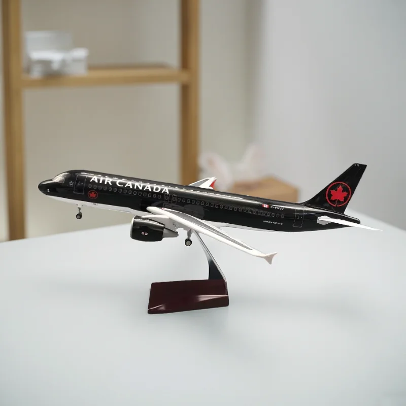 1/80 Scale Aircraft Air Canada A320 Plane Model Diecast Resin Replica Collectible For Aviation Enthusiast Home Decor Airplane