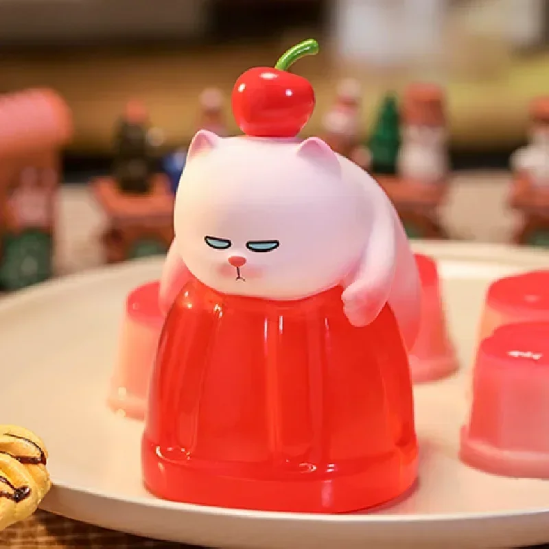 Caja ciega de la serie Pop Mart Vivicat Gourmet, bolsa de adivinación, caja misteriosa, juguetes, muñeca, figura de Anime bonita, adornos de escritorio, colección de regalos