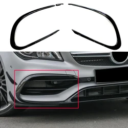 For Mercedes CLA-class 2016-2018 CLA45 CLA200 CLA220 AMG Car Front Bumper Side Fog Light Splitter Spoiler Trim