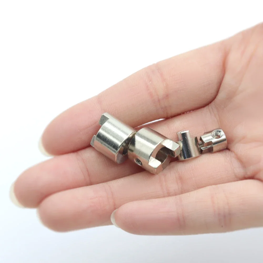 Kit de muleta de eixo de cachorro de acionamento de barco RC premium de 10 peças 3 mm, 4 mm, 5 mm, 6,35 mm tamanhos ideais para eixos de transmissão de barco RC