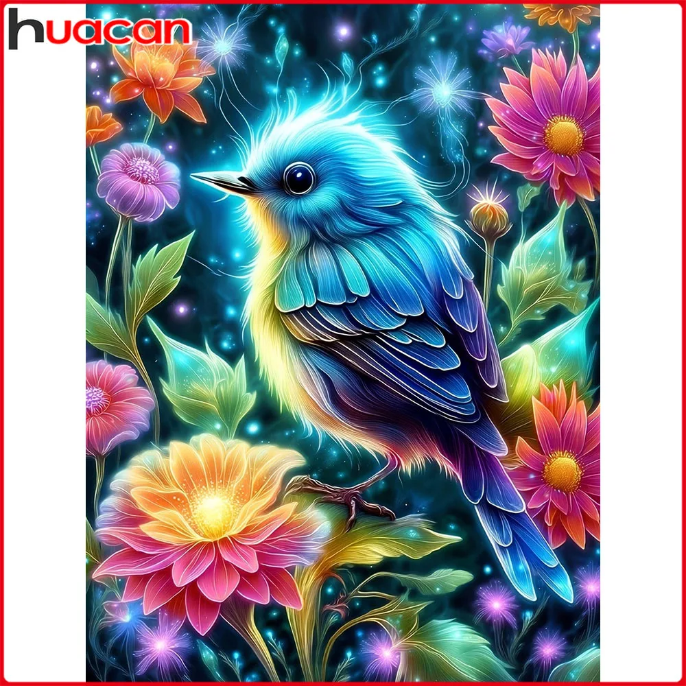 

Huacan 5D DIY Diamond Painting Bird Flower Diamond Mosaic Animal New Collection 2026 Wall Decor