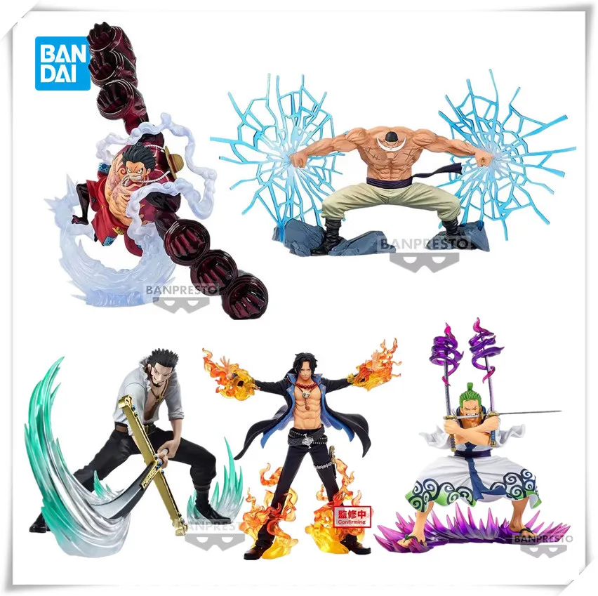 

Bandai Original Banpresto Anime One Piece DXF SPECIAL Luffy Zoro Ace Edward Newgate Dracule Mihawk Action Figures Model Toys