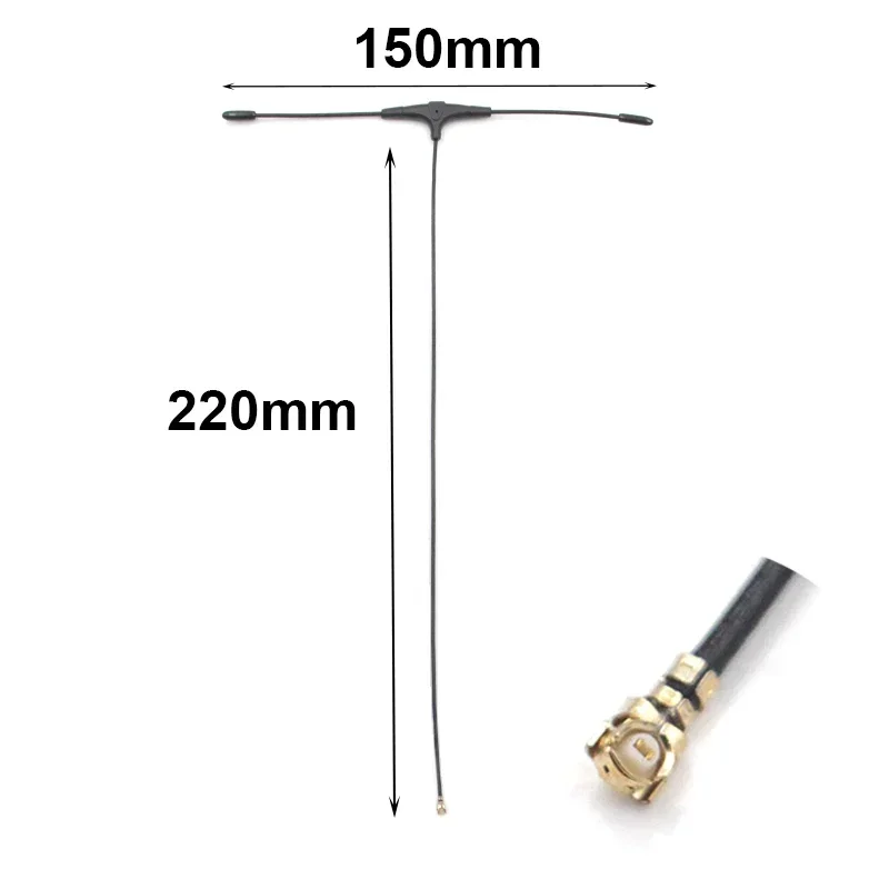 Blacksheep TBS 915 IPEX 1 T-antenna 78mm / 120mm / 220mm for Crossfire Nano Receiver RX CRSF 915/868Mhz Long Range Radio System