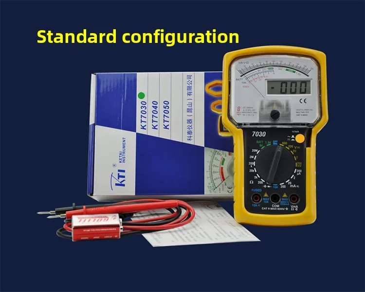Doppio display KT7030, doppio display puntatore digitale, puntatore dinamico digitale statico multimetro