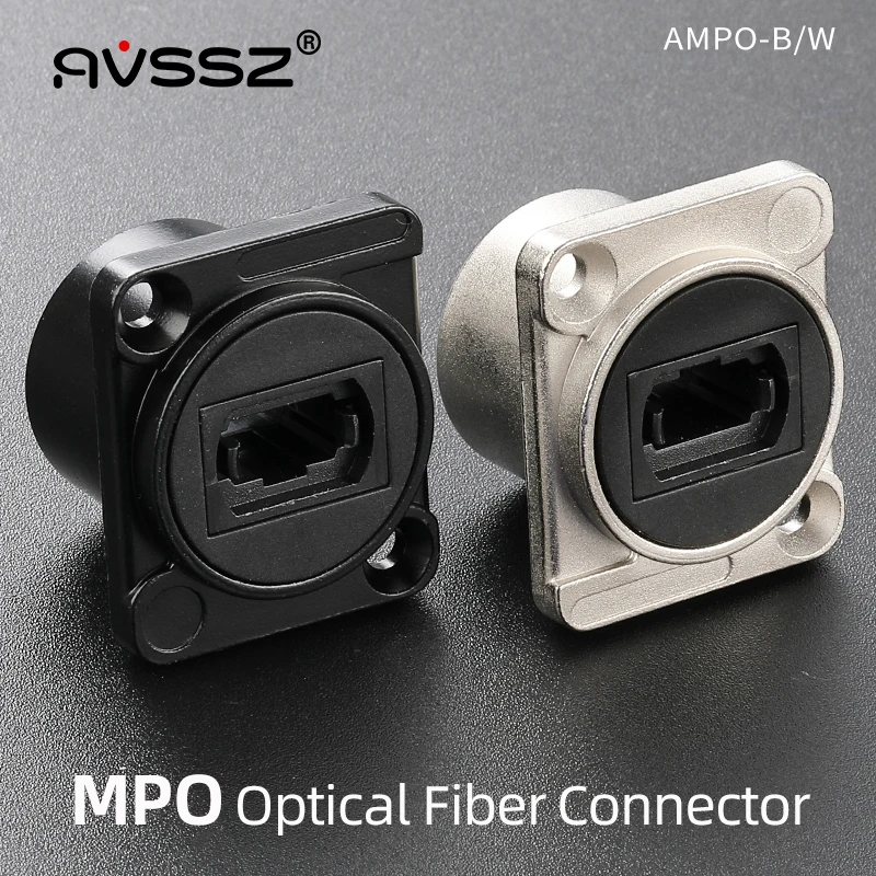 

MPO to MPO Fiber Optic Cable Connector D-type /Round Professional Single-mode Solderless Coupler Socket for Cabinet Installation