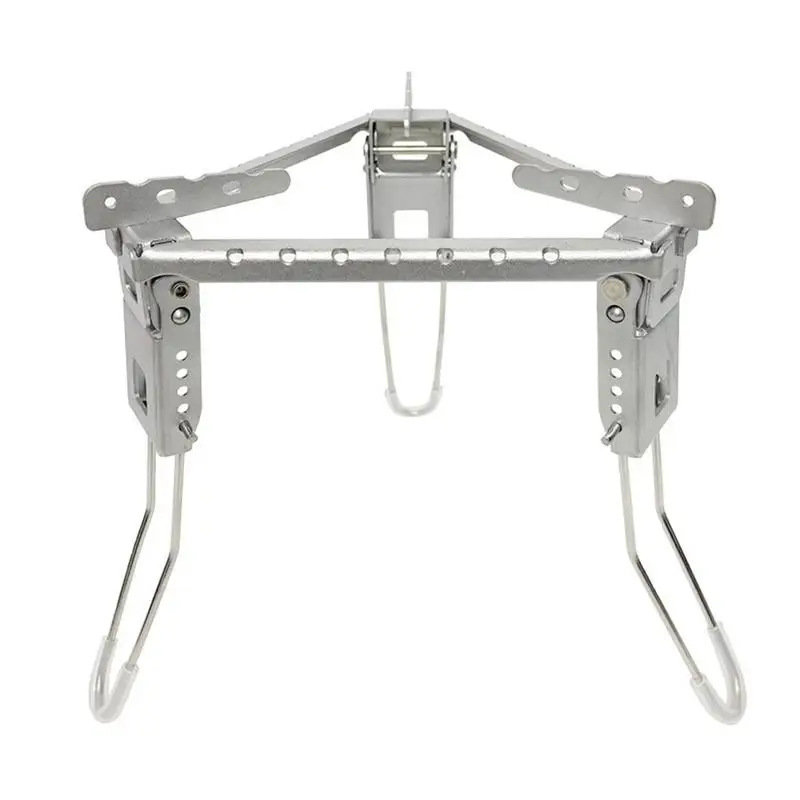 

Foldable Stove Stand Adjustable Folding Stove Rack Portable Space-Saving Camping Supplies Lightweight Stove Rack For Travel