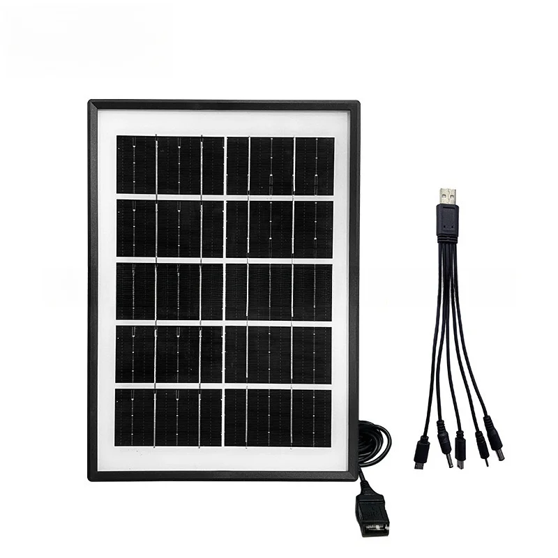 1PCS 8W 6V solar panel, solar photovoltaic panel, solar power generation panel, outdoor power generation