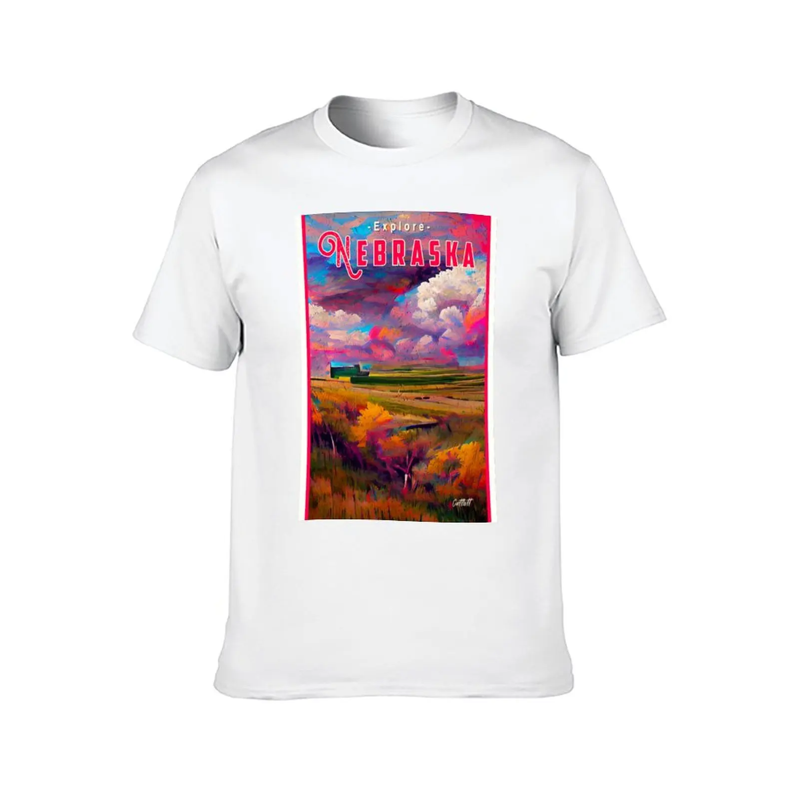 Pretty Travel Nebraska T-Shirt t shirt men 100% cotton luxury brand t shirt man cotton t shirts cotton 100% T-Shirt