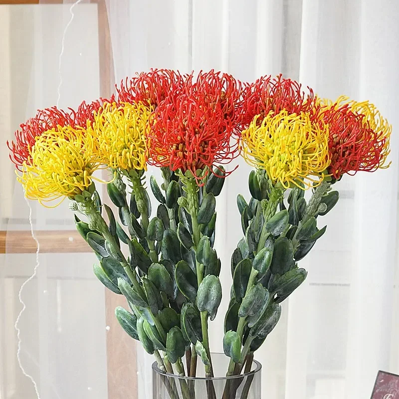 

Искусственные цветы Подушка для подушек с искусственным листом, Флорес Искусственная цветочная ветка для дома, гостиной, офиса, поддельные F