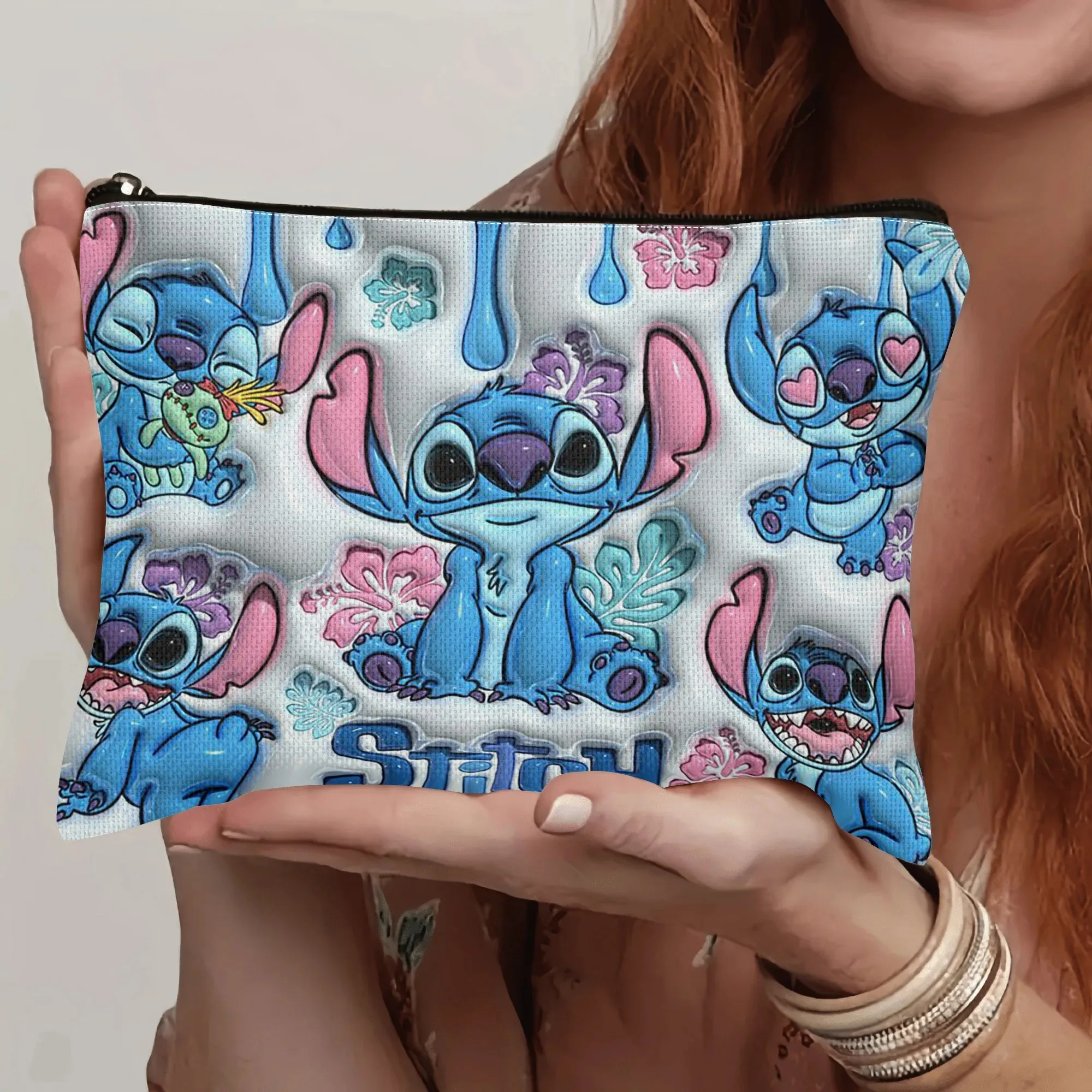 

Новая женская косметичка с принтом строчки, модная косметичка большой емкости, повседневная дорожная сумка для хранения