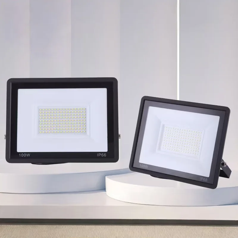 Éclairage LED 20-300W AC220V AC110V IP66, matériau en aluminium étanche et verre trempé 120 °   Faisceau large adapté à l'applique