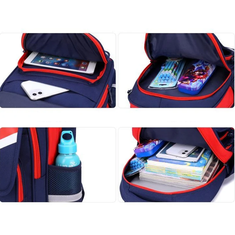 Waterproof Children School Bags for Girls Wheels Backpack Kids Mochilas Para Mujer Trolley Schoolbag Book Bags Boys Back Pack