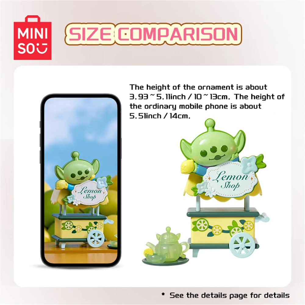 MINISO Disney Pixar Fruit Market Series Anime Figures Toy Story Inside Out Blind Box Collectible Ornament Mystery Gift Wholesale