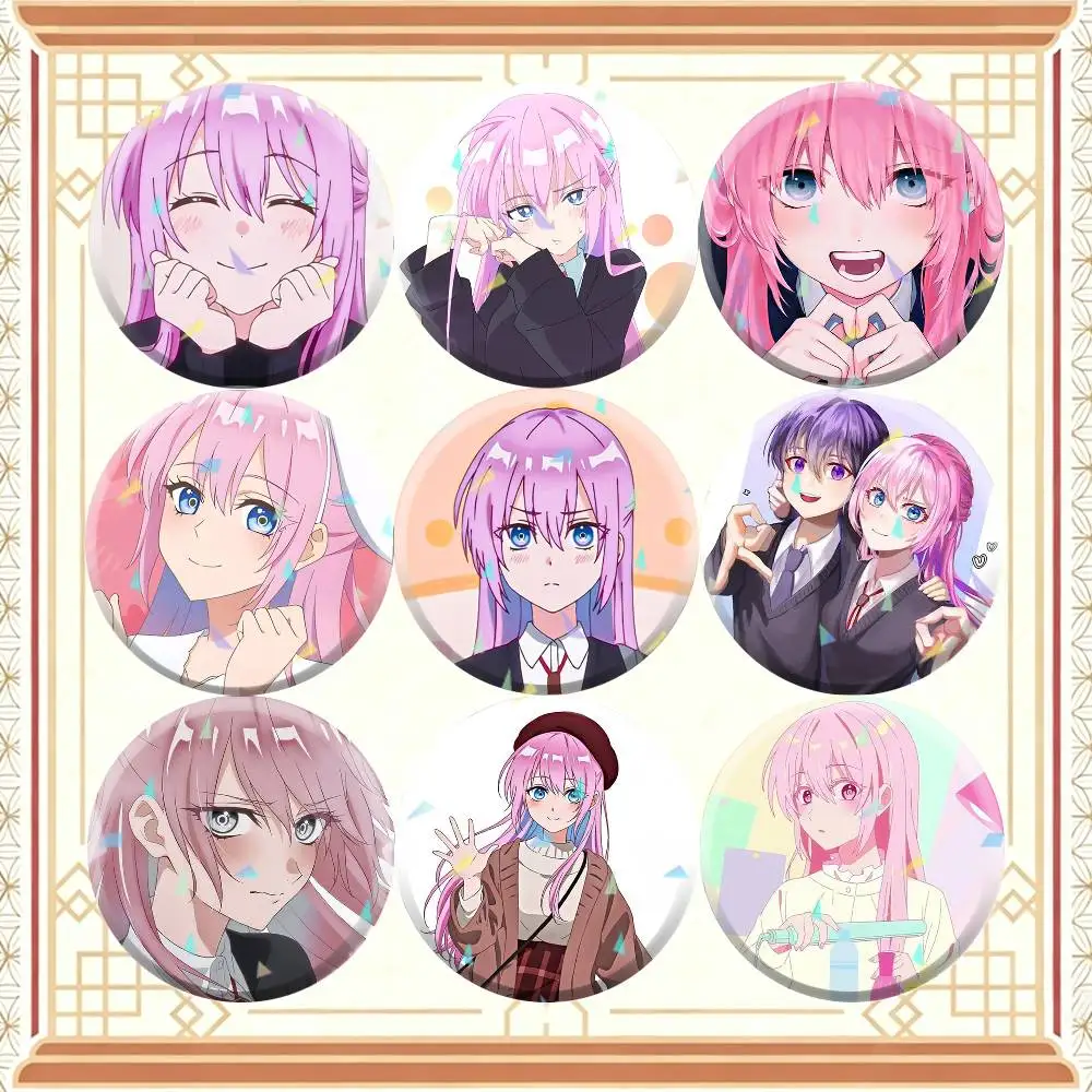 Shikimori's Not Just a Cutie  32/44/58mm Handmade Pins Round Brooch Badge Backpacks Clothes Jewelry Gifts