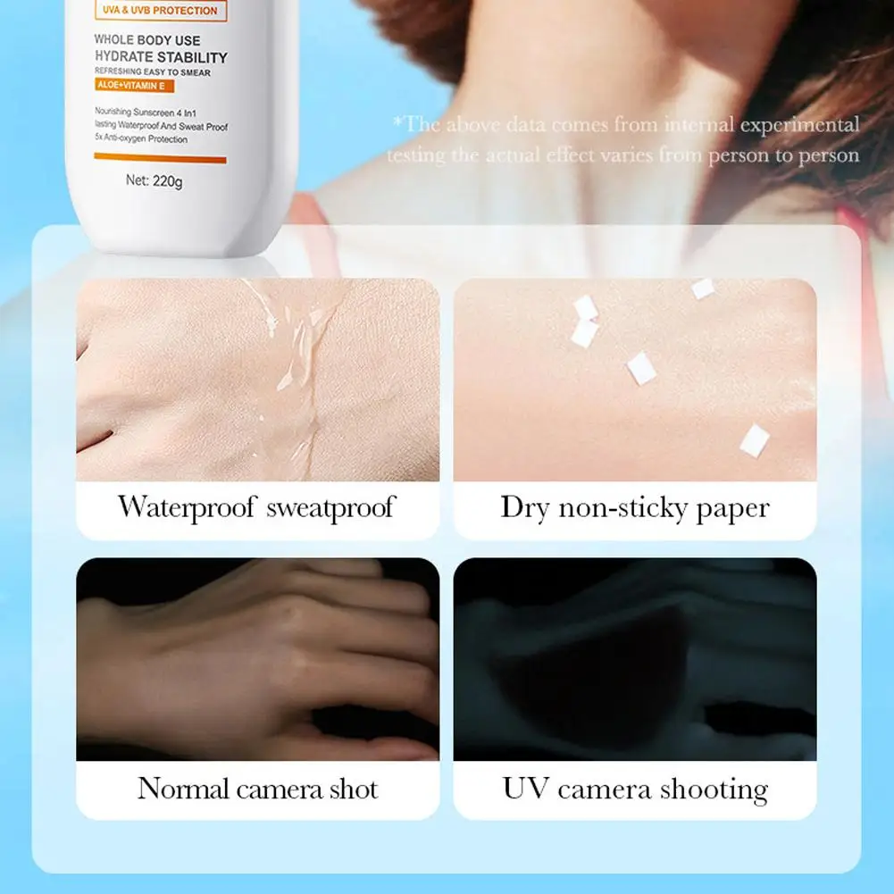Sunscreen Spf 50 Face Korean Products Sunblock Cream Sunscreen Body Lotion Refreshening High Sun Protection Skincare - view 3