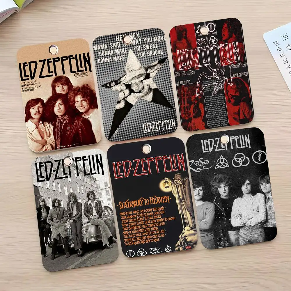 

1 шт. L-Led Zeppelin чехол для карт брелок для ключей сумка для карт доступа брелок для ключей кожаный держатель для карт брелок для ключей доступ