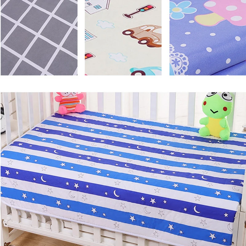 Матрас для смены подгузников, водонепроницаемый моющийся коврик для мочи, коврик для подгузников с героями мультфильмов для новорожденных, детский коврик для постельного белья