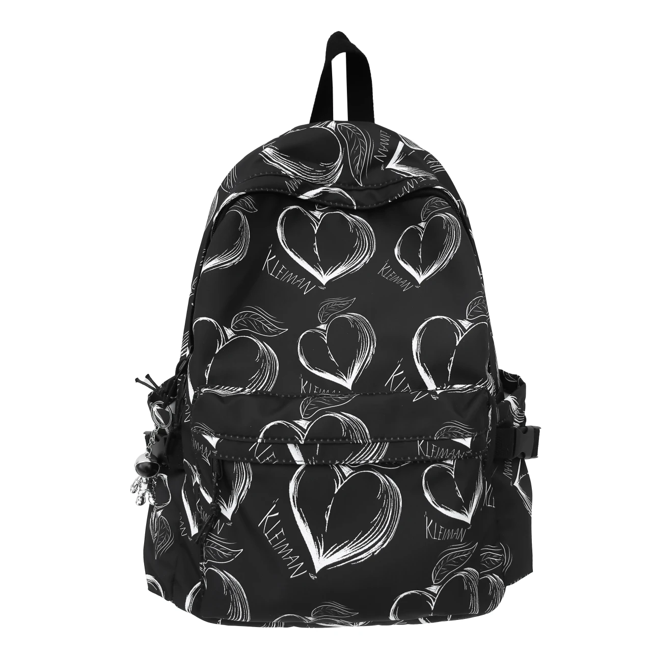 Leaves Printing Backpacks Fresh Cloth School Bags For Teenage Girls Large Capacity Strong Leisure Or Travel Bag Fashion Book Bag