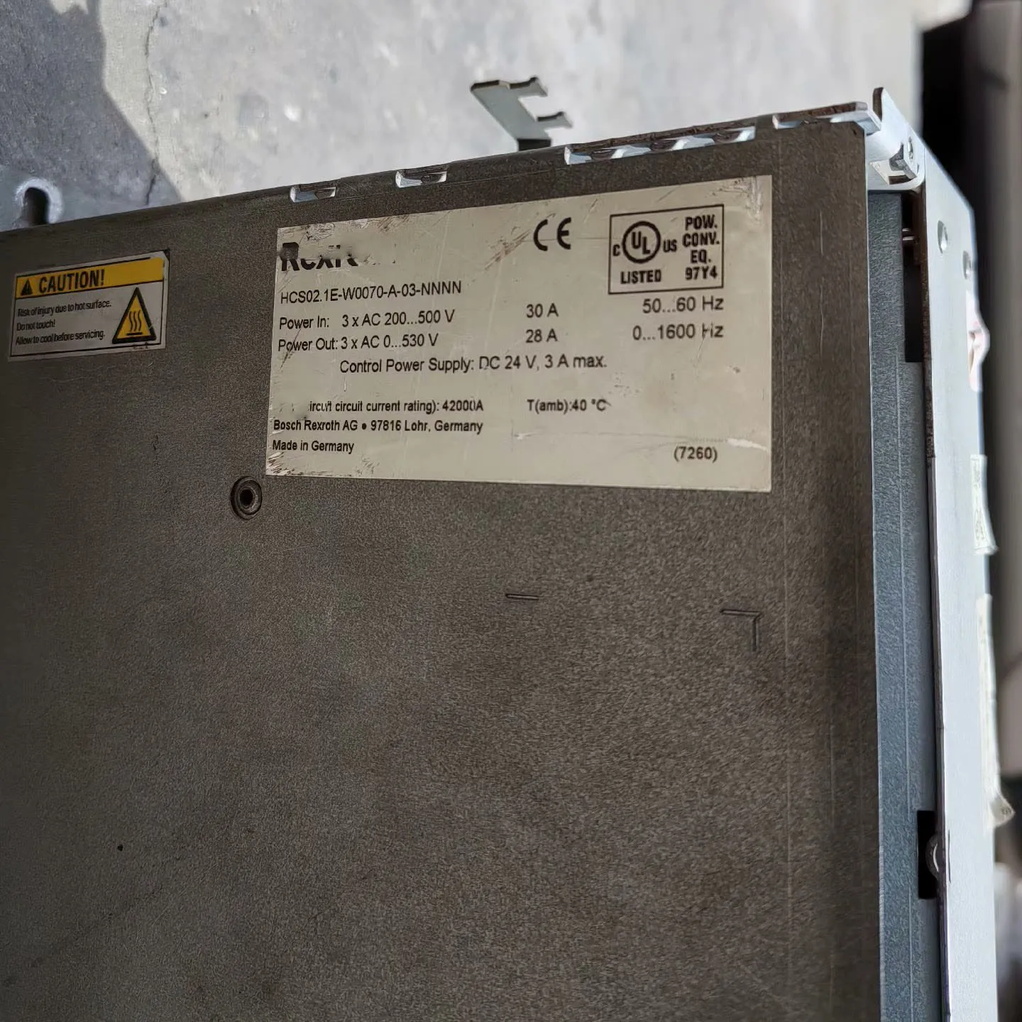 HCS02.1E-W0070-A-03-NNNN Сервопривод IndraDrive C